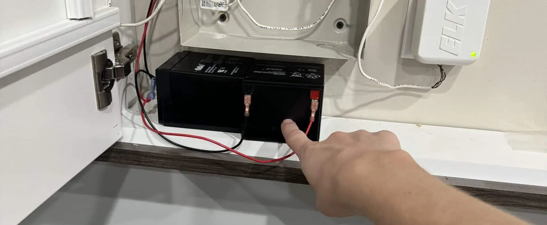 αντικατάσταση μπαταρίας συναγερμού